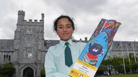 Talented fifth-class pupil wins bookmark competition