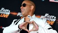 Vin Diesel updates fans from James Corden’s Late Late Show in London