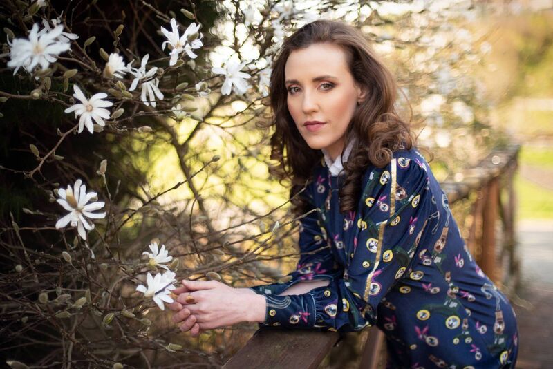 A photo taken by Anna Groniecka of writer Louise O'Neill.