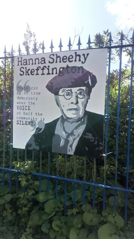Portrait of Hanna Sheehy Skeffington at the Cork Life Centre. Portrait of Hanna Sheehy Skeffington at the Cork Life Centre.