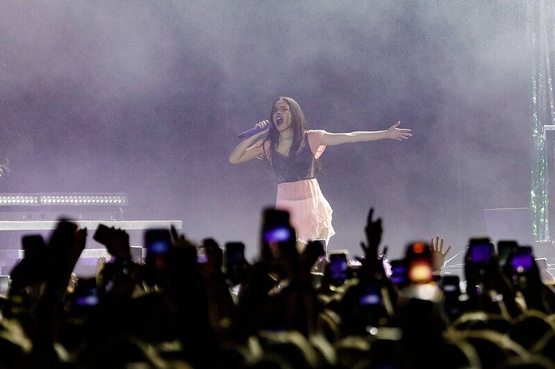 Olivia Rodrigo LATM. Pic:Ray Keogh