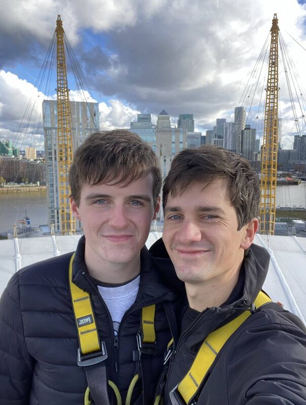 Michael Young and Luke O'Gorman - Climbing the O2 London Michael Young and Luke O'Gorman - Climbing the O2 London