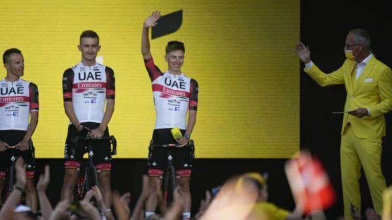 Tadej Pogacar ready to join elite clubs with hat-trick of Tour de France wins Tadej Pogacar ready to join elite clubs with hat-trick of Tour de France wins