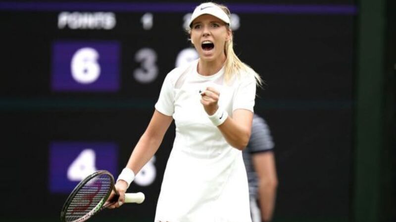 Katie Boulter almost takes roof off Centre Court with upset of Karolina Pliskova