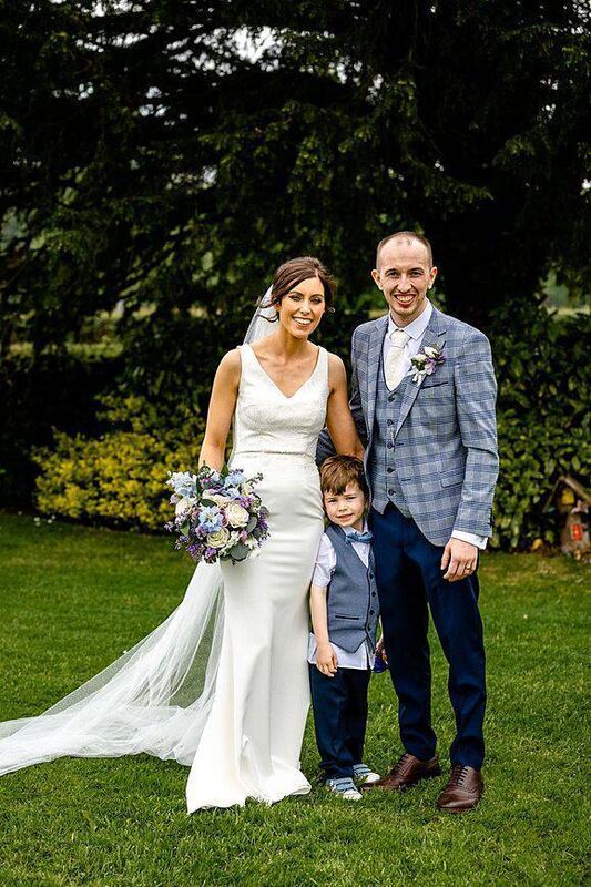 Tracy and Jonathan with their son Ollie aged four.