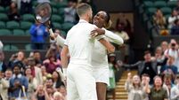 Victorious return for Venus Williams as she partners Jamie Murray at Wimbledon