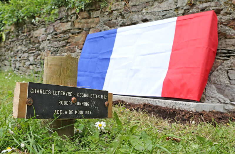  Grave marking of General Charles Lefebvre Desnouettes. Picture: Jim Coughlan.