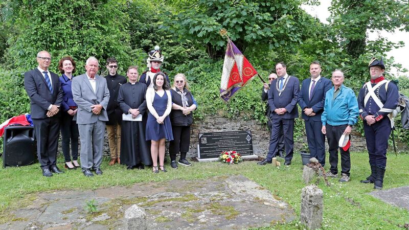 Plaque unveiled in Kinsale commemorating General Charles Lefebvre-Desnouettes