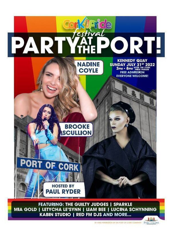 Cork Pride Festival 2022: 'Party at the Port!' will be headlined by Nadine Coyle and Brooke Scullion Cork Pride Festival 2022: 'Party at the Port!' will be headlined by Nadine Coyle and Brooke Scullion
