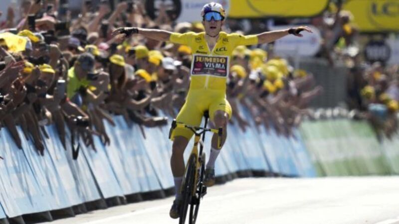 Impressive Wout Van Aert soloes to stage four victory at Tour de France Impressive Wout Van Aert soloes to stage four victory at Tour de France