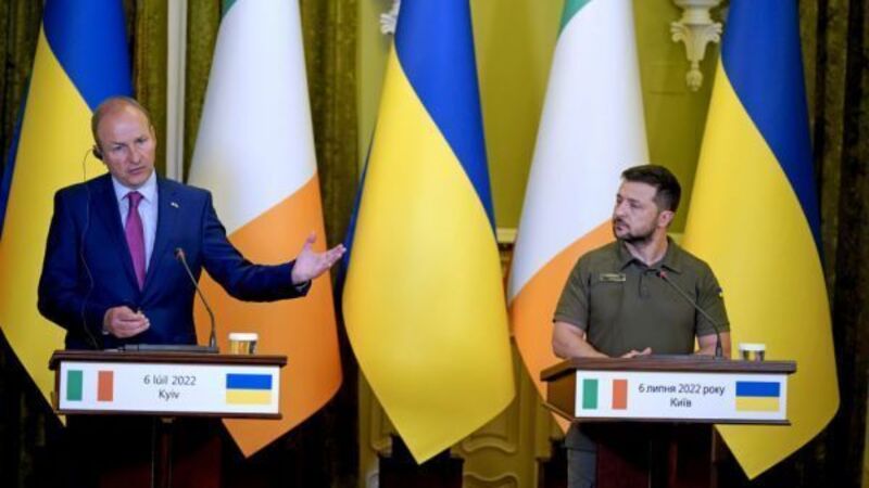 Taoiseach holds meeting with President Zelenskiy in Kyiv