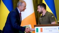 Zelenskiy thanks Ireland for its support after meeting with Taoiseach in Kyiv