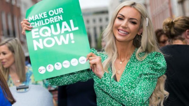 Rosanna Davison calls surrogacy report 'historic' as she attends Leinster House gathering Rosanna Davison calls surrogacy report 'historic' as she attends Leinster House gathering