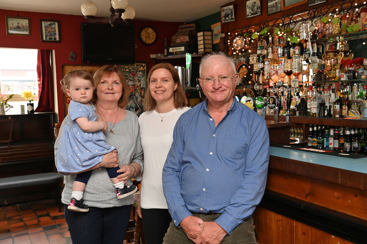 William with his wife Valerie, daughter Ruth and granddaughter Saoirse. Picture Dan Linehan