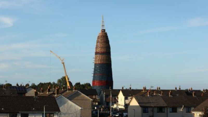 Antrim bonfire set for new world record in memory of fall victim Antrim bonfire set for new world record in memory of fall victim