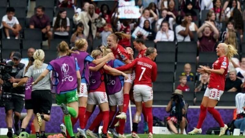 Pernille Harder header earns Denmark win over Finland to keep Euro hopes alive Pernille Harder header earns Denmark win over Finland to keep Euro hopes alive