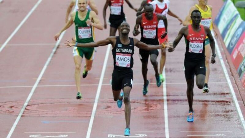 Olympic medallist Nijel Amos provisionally suspended after banned substance test Olympic medallist Nijel Amos provisionally suspended after banned substance test