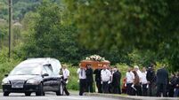 Hundreds of mourners attend funeral for Antrim bonfire fall victim