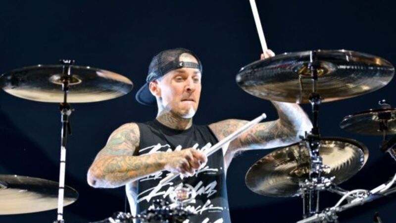 Travis Barker gives first live performance since Los Angeles hospitalisation