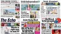 What the papers say: Saturday's front pages