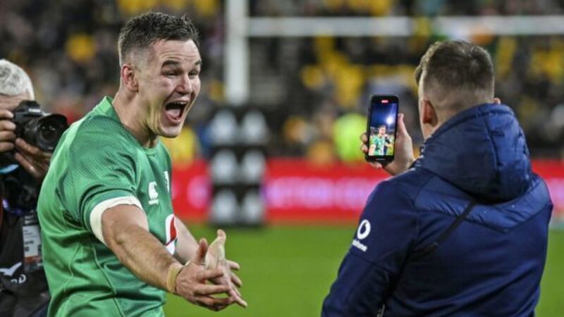 Political leaders hail historic Irish rugby series win over All Blacks