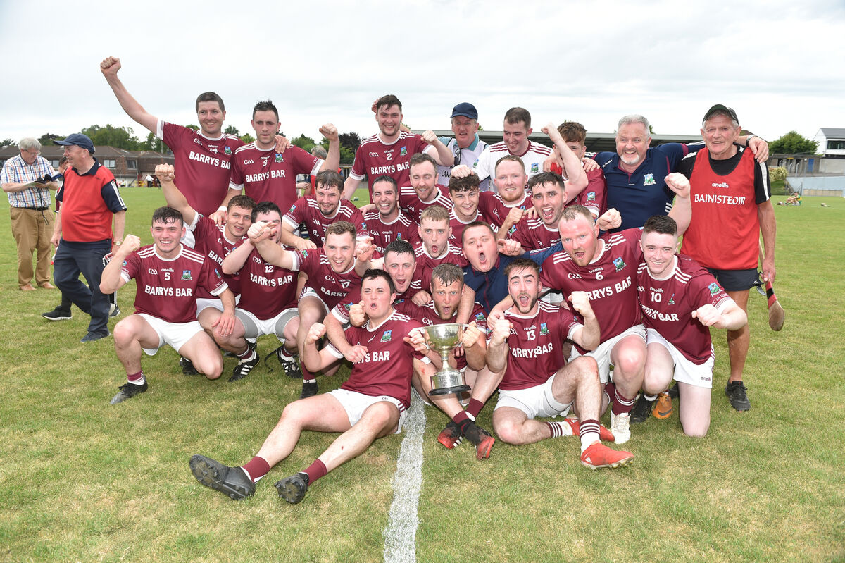 Freemount celebrate with the trophy. Picture: Eddie O'Hare Freemount celebrate with the trophy. Picture: Eddie O'Hare