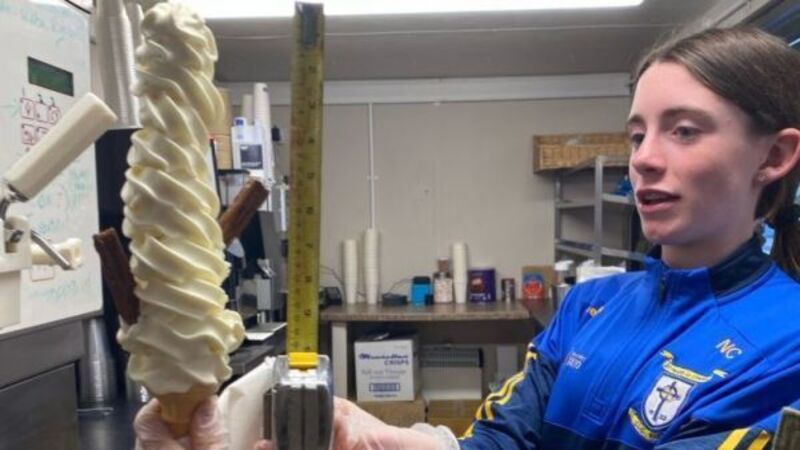 GAA volunteers whip up ‘biggest and best value cone in Ireland’