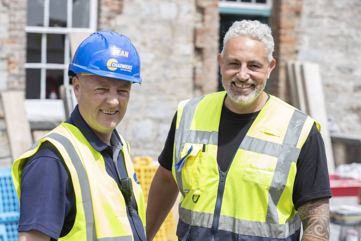 Sean O’Sullivan, Chadwicks Clonmel Branch Manager alongside Baz Ashmawy