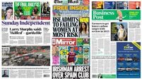 What the papers say: Sunday's front pages