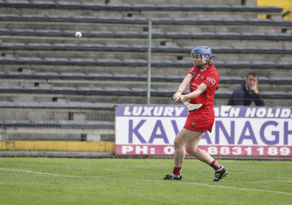 Cork's Joanne Casey scoring the winning point. Picture: Patrick Browne