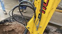 Emergency works on busy Cork road continue as council crews work to remove concrete sewer blockage