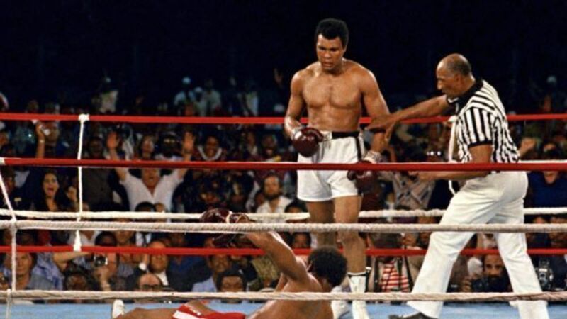 Muhammad Ali’s Rumble in the Jungle belt sold at auction for €6m Muhammad Ali’s Rumble in the Jungle belt sold at auction for €6m
