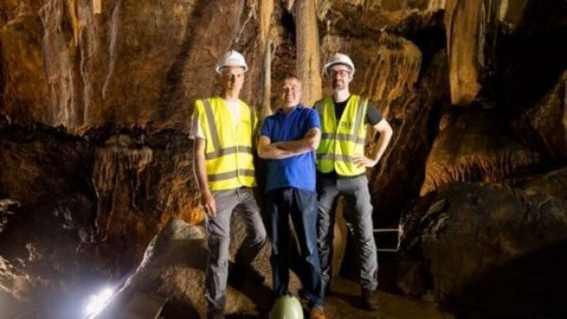 First underground seismic station installed in Mitchelstown Cave