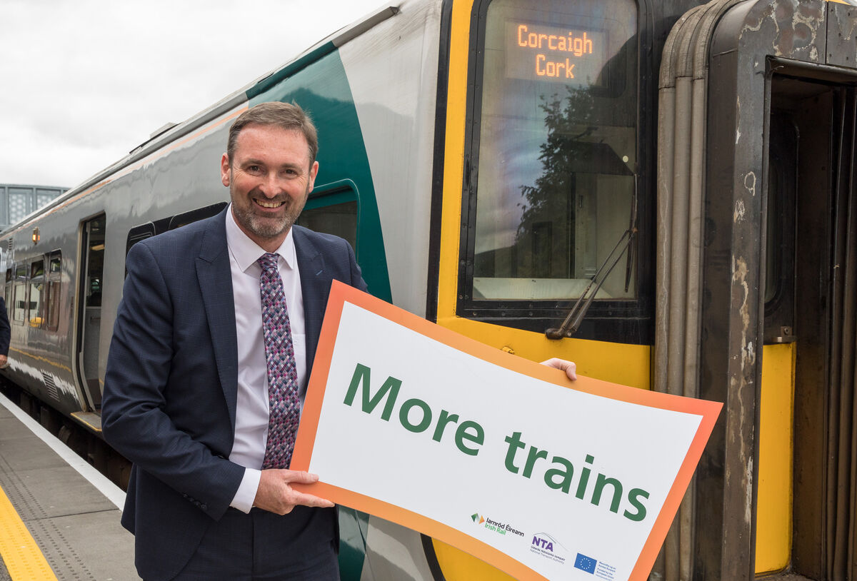 AJ Cronin, Delivery Manager, Cork Area Commuter Rail Programme, Iarnród Éireann. - Picture; David Creedon 