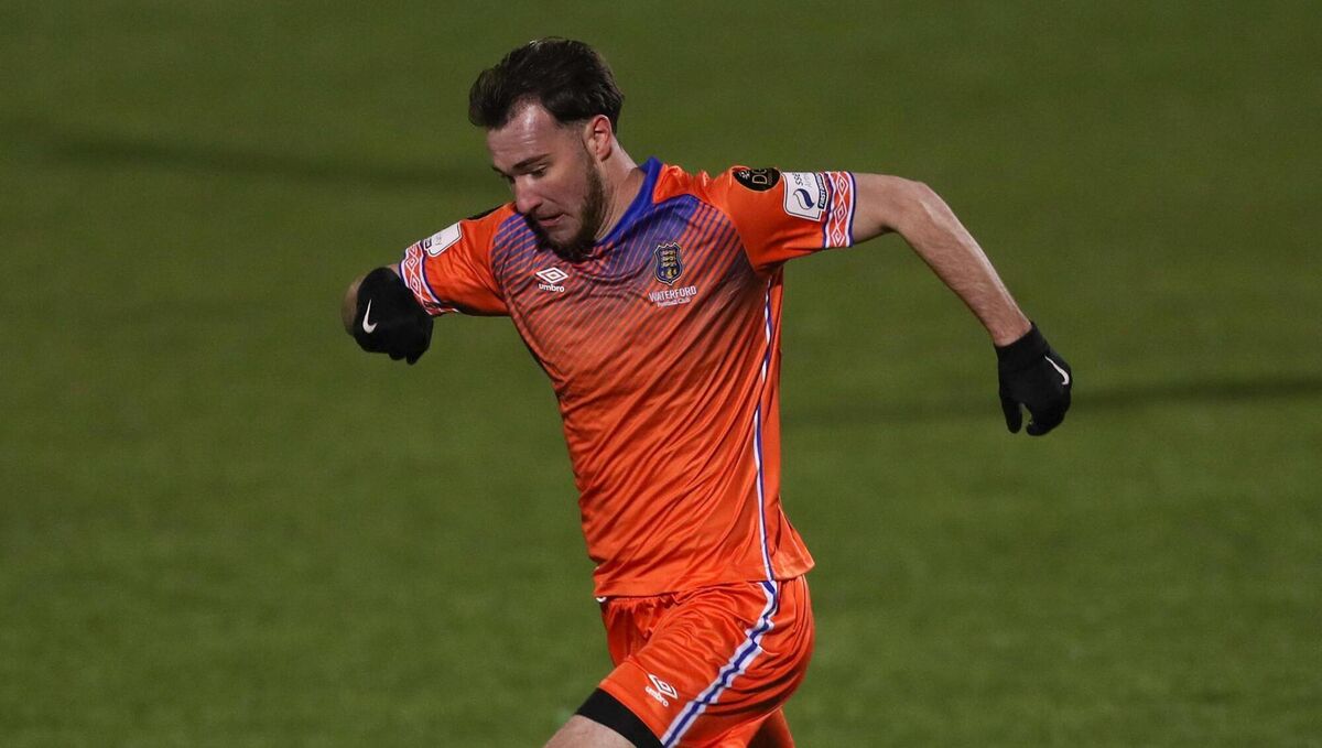 Louis Britton on the ball for Waterford. Picture: Michael P Ryan/Sportsfile