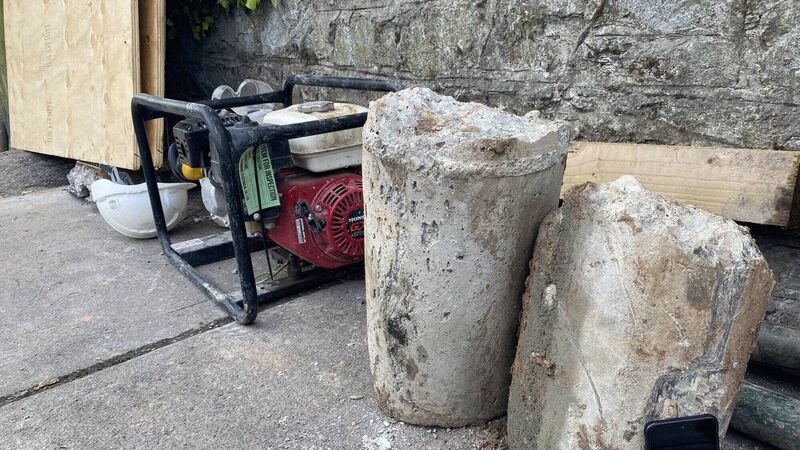 Council crews aim to have busy city road reinstated by tomorrow following works to remove major concrete blockage