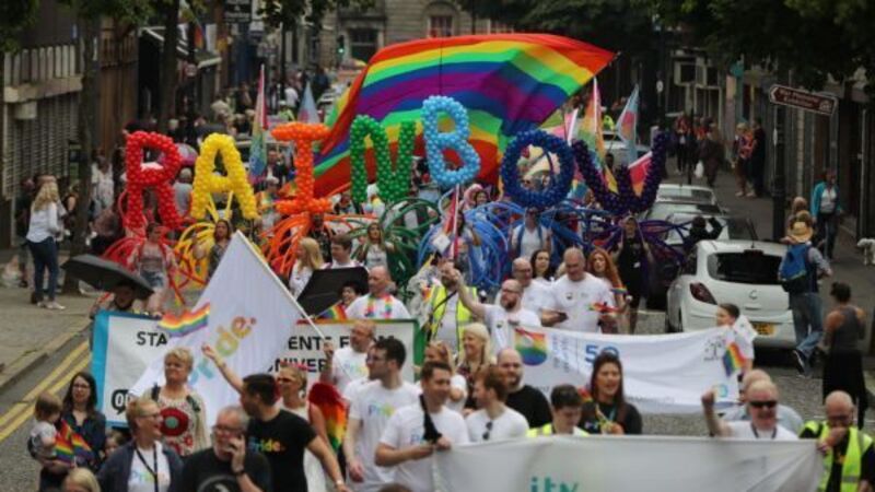 Belfast Pride returns to city streets for first time in three years Belfast Pride returns to city streets for first time in three years