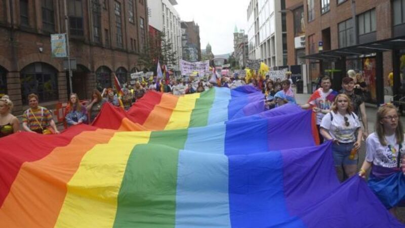 Thousands line streets of Belfast as Pride parade returns