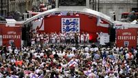 In pictures: England celebrate historic Euro 2022 victory