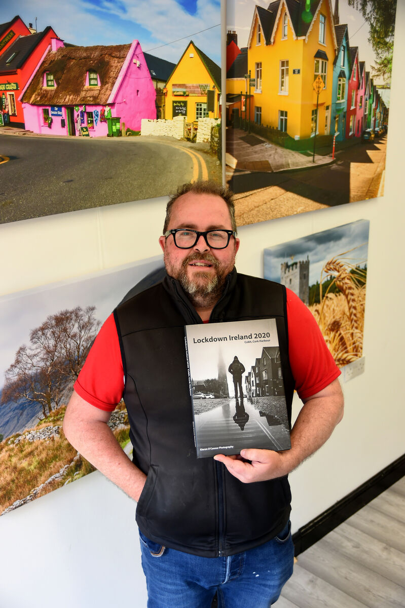 Kieron O’Connor has opened a photographic gallery at 6, Pearse Square, Cobh. The start-up business is located in the former Arch Bar in the harbour town. 	Picture: Larry Cummins