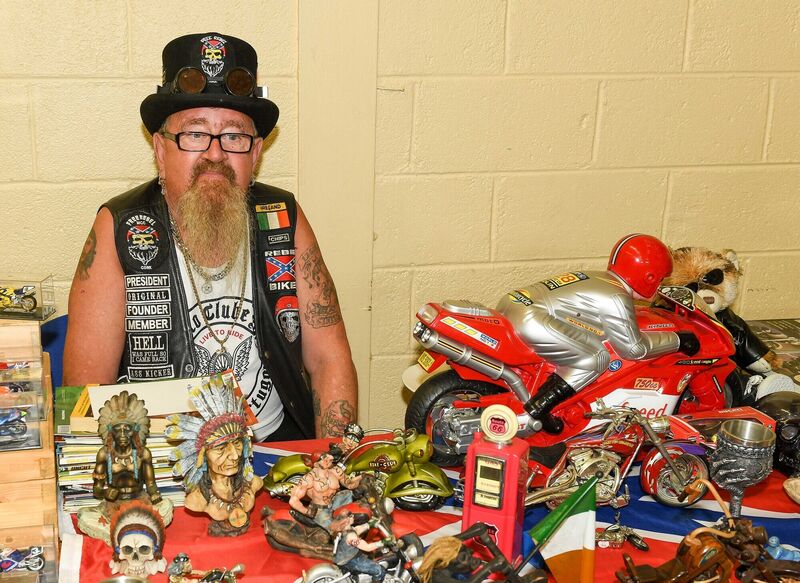 Exhibitor John Cunningham from Carrigtwohill, with some of his collection at the miniature diecast model show at Carrigtwohill Community Centre. Exhibitor John Cunningham from Carrigtwohill, with some of his collection at the miniature diecast model show at Carrigtwohill Community Centre.