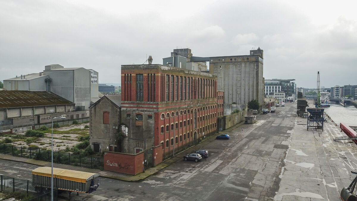  A view of the former Odlums building and R &amp; H Hall building on Kennedy Quay, Cork. Picture Dan Linehan