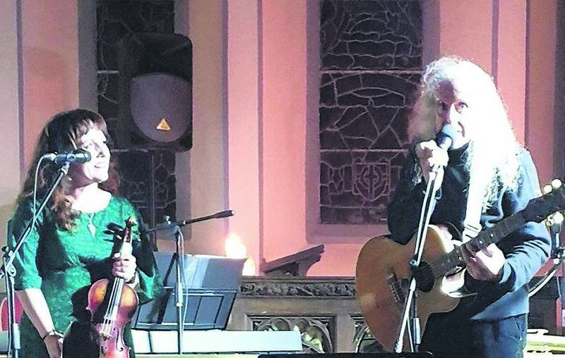 COLLABORATION: Jessie Kennedy with folk legend Donovan, who lives near Mallow. He has known her since she was a child and says she will “carry the Irish music tradition into the future” COLLABORATION: Jessie Kennedy with folk legend Donovan, who lives near Mallow. He has known her since she was a child and says she will “carry the Irish music tradition into the future”