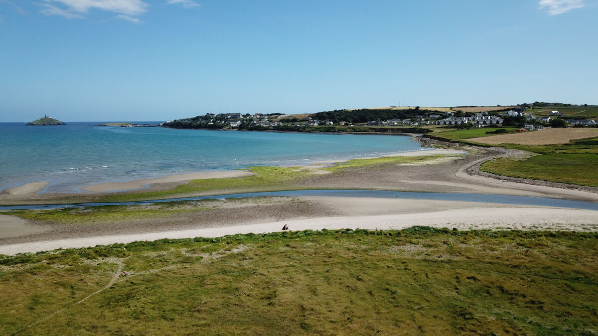 Ballynamona beach looking out towards the Ballycotton lighthouse in East Cork, where Helen meets friends early in the mornings. Picture Dan Linehan