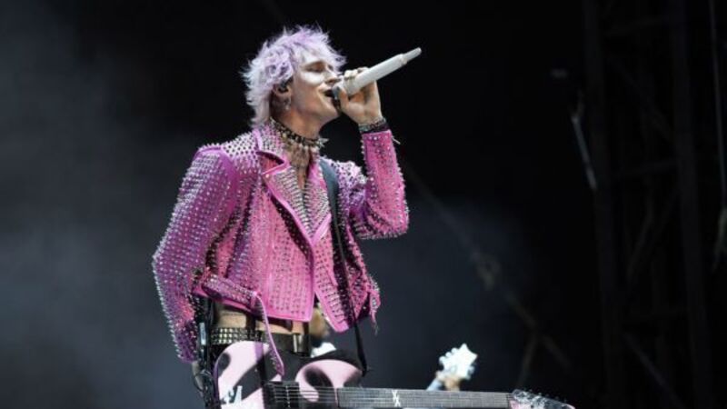 Machine Gun Kelly responds to vandal who defaced his tour bus