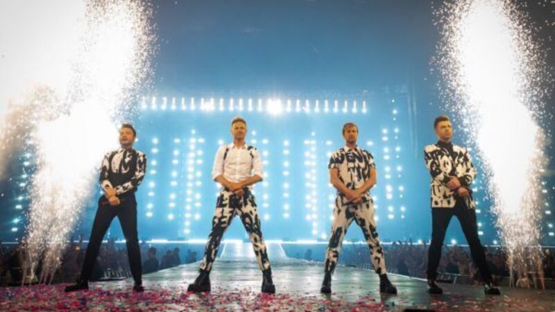 Westlife thrill thousands of fans in band’s first ever Wembley Stadium gig
