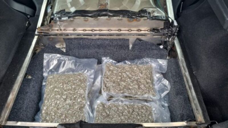 Two men arrested after €300,000 cannabis haul