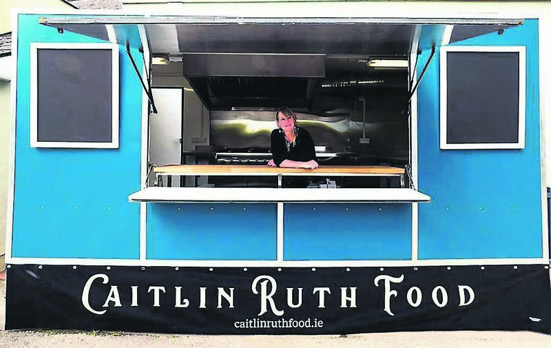 Caitlin Ruth with her food truck. Caitlin Ruth with her food truck.