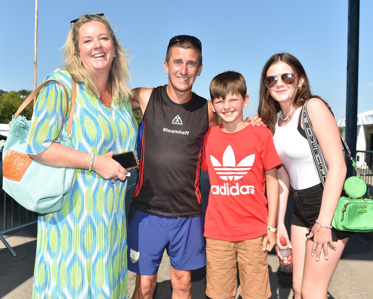 Rob Heffernan with Louise, Will and Jennifer Pollock from Lenenaghmore at the Westlife concert at Pairc Ui Chaoimh, Cork . Picture; Eddie O'Hare Rob Heffernan with Louise, Will and Jennifer Pollock from Lenenaghmore at the Westlife concert at Pairc Ui Chaoimh, Cork . Picture; Eddie O'Hare