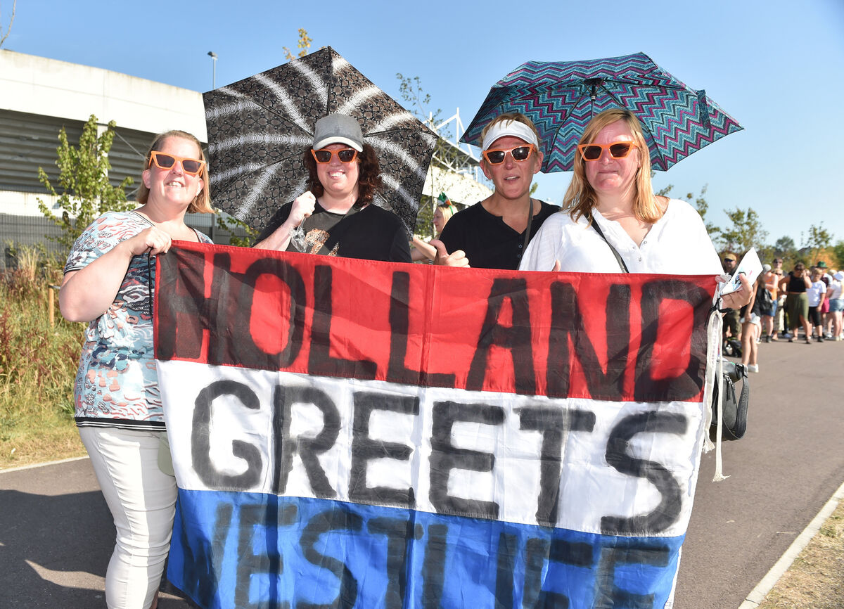 Fans from The Netherlands at the Westlife concert at Pairc Ui Chaoimh, Cork . Picture; Eddie O'Hare Fans from The Netherlands at the Westlife concert at Pairc Ui Chaoimh, Cork . Picture; Eddie O'Hare